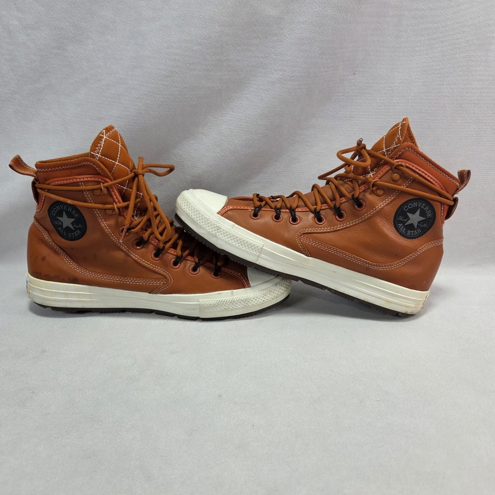 Converse Chuck Taylor All Star Terrain High Top Monarch Orange Fleece Lined 10 - Picture 5 of 9